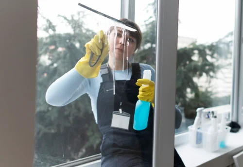 Nettoyage de vitres intérieures et extérieures à Angeville